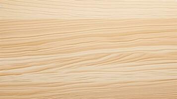 Beige natural beech wood floor texture background with natural grain pattern. Generative ai. photo