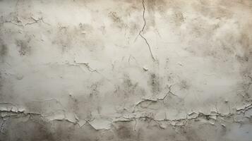 Old concrete wall texture background with urban grunge design. Generative ai. photo