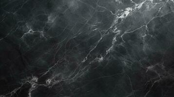 Black marble texture for background or tiles floor decorative design. Generative ai. photo