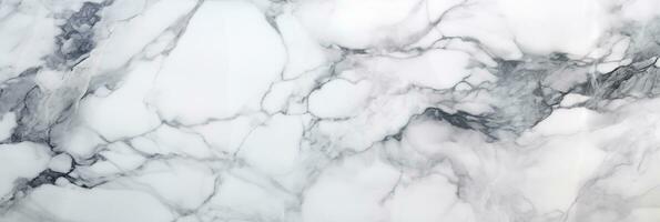 Abstract white marble texture for wall background or tiles floor decorative design. Generative AI. photo
