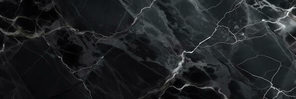 Black marble texture for background or tiles floor decorative design. Generative ai. photo