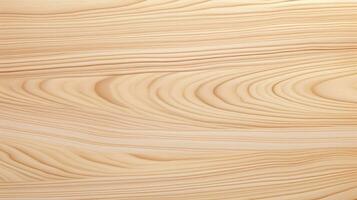 Beige natural beech wood floor texture background with natural grain pattern. Generative ai. photo