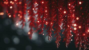 of Tinsel Christmas party ideas, AI Generated. photo
