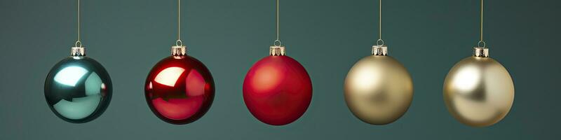 photo of Ornaments Christmas bells, AI Generated.