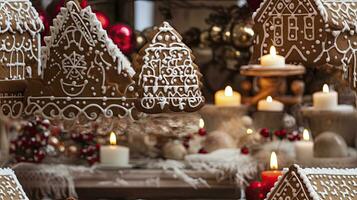 photo of Gingerbread Christmas sweater, AI Generated.