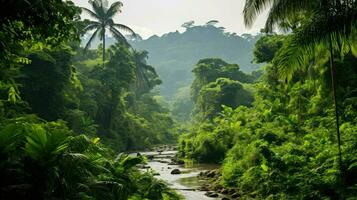 turismo ghanés selva Oeste ai generado foto