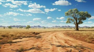 australia australian outback remote ai generated photo