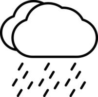 Heavy Rain Vector Icon