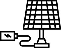 solar célula vector icono