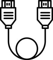 hdmi cable vector icono