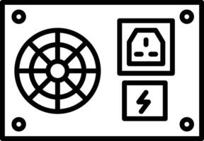 Power Supply Unit Vector Icon