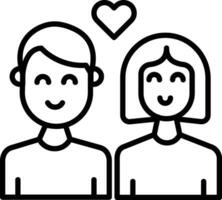 Couple Vector Icon