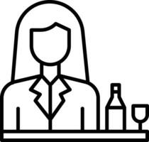 Bartender Vector Icon