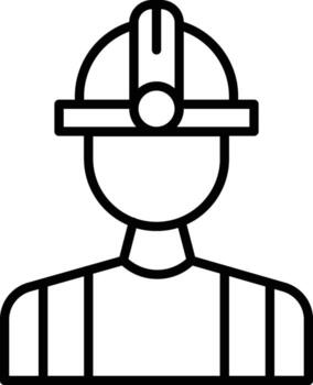 Construction Worker Vector Icon