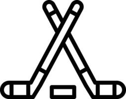 Hockey Stick Vector Icon