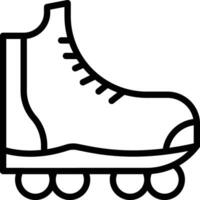 icono de vector de patines