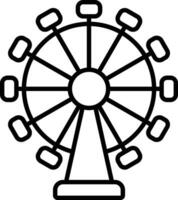 Ferris Wheel Vector Icon