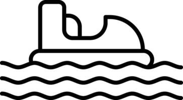 Log Flume Vector Icon