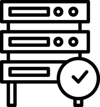 red disponibilidad vector icono