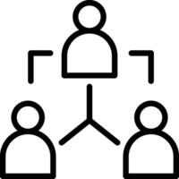 Network Segmentation Vector Icon