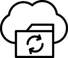 Network Data Recovery Vector Icon