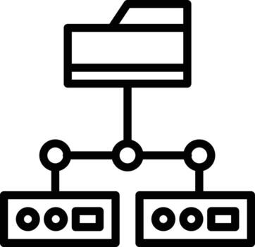 Network Data Storage Vector Icon