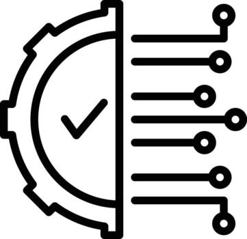 icono de vector de digitalización