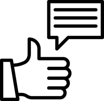 Feedback Vector Icon