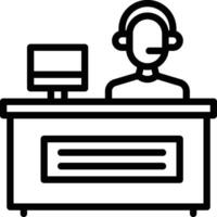 Help Desk Vector Icon