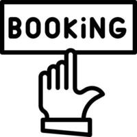 Booking Vector Icon