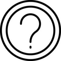 Question Mark Vector Icon