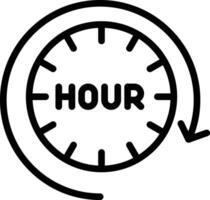 Hours Vector Icon
