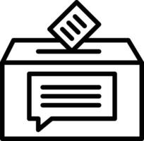 Suggestion Box Vector Icon