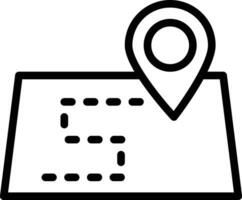 On The Map Vector Icon