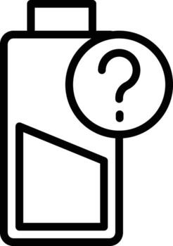 Battery Unknown Vector Icon
