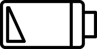 Low Battery Vector Icon
