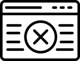 Error Vector Icon