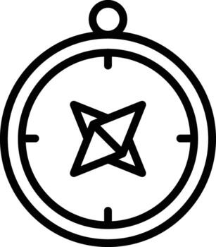 icono de vector de brújula