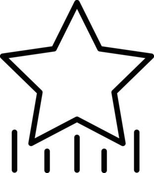 icono de vector de estrella