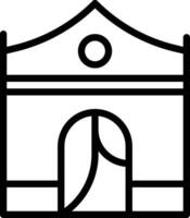 Arch Tent Vector Icon