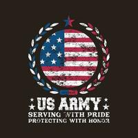 USA Veterans day t shirt design. Veterans Day is a federal holiday in the United States observed annually on November 11, for honoring military veterans of the United States Armed Forces. vector