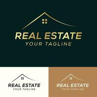 Real Estate Logo Design Vector. Creative building structure architecture, construction. vector