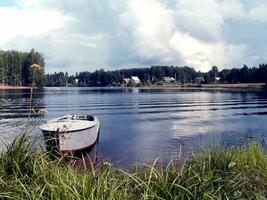 serenidad en lago svirstroi, Rusia foto