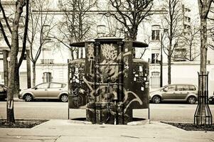 The Last Vespasienne in Paris, Boulevard Arago photo