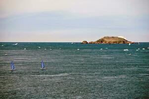 Riouzig Island under a Blue Sky, Brittany photo