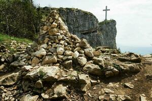 Majestic View of Cross du Nivolet, Savoie, France photo