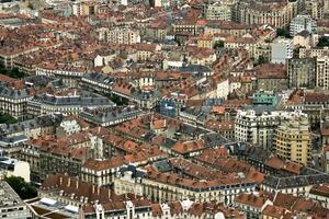 Panoramic Overlook of Grenoble City photo