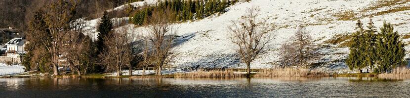 Winter Majesty at Lake De La Thuile, Savoie photo