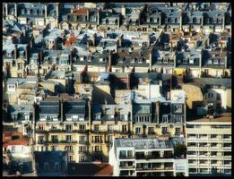 Parisian Rooftops Panorama photo