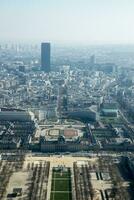 París panorama temor inspirador ver desde el eiffel torre foto